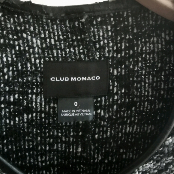 Club Monaco Tweed Jacket / Blazer Size 0 - Picture 2 of 4